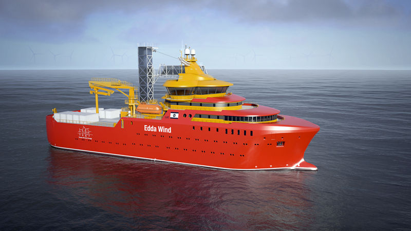 PALFINGER secures major package deal for Edda Wind’s new offshore vessels